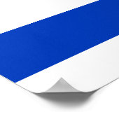 Vlag van Israël Poster (Hoek)