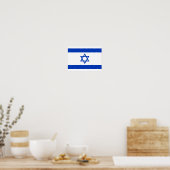 Vlag van Israël Poster (Keuken)
