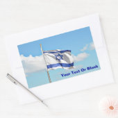 vlag van Israël Rechthoekige Sticker (Envelop)