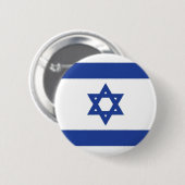 Vlag van Israël Ronde Button 5,7 Cm (Voorkant /achterkant)