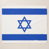 Vlag van Israël Sherpa Deken (Voorkant (horizontaal))
