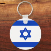 Vlag van Israël Sleutelhanger (Achterkant)