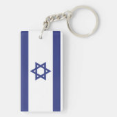 Vlag van Israël Sleutelhanger (achterkant)