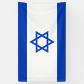 Vlag van Israël Spandoek (Verticaal)