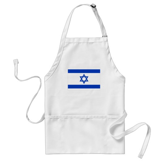 Vlag van Israël Standaard Schort (Voorkant)