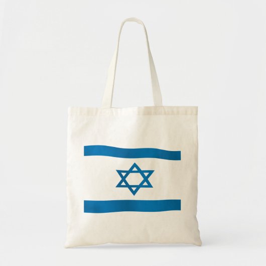 Vlag van Israël Ster van David Tote Bag (Voorkant)