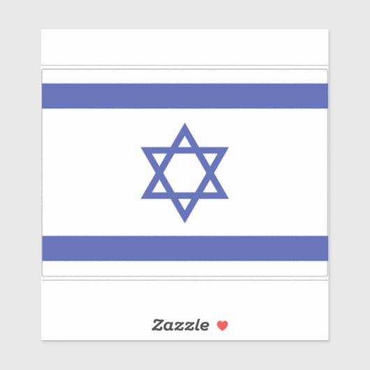 Vlag van Israël Sticker (Vel)