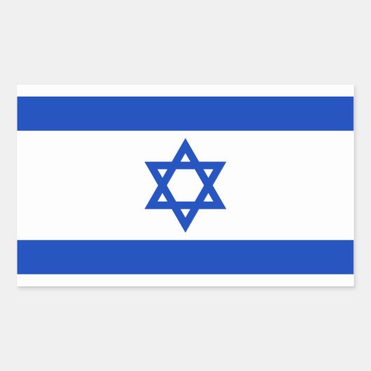 Vlag van Israël Sticker (Voorkant)