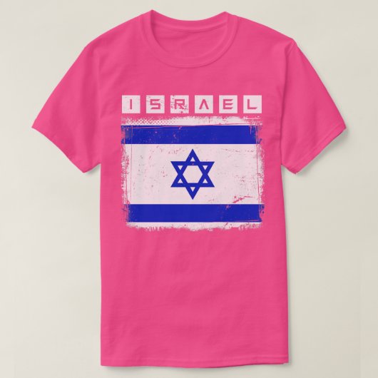 vlag van Israël T-shirt (Design voorkant)