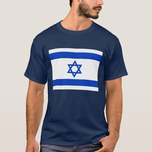 Vlag van Israël T-shirt (Voorkant)