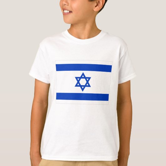 Vlag van Israël T-shirt (Voorkant)