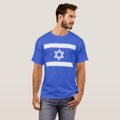 Vlag van Israël T-shirt (Voorkant volledig)