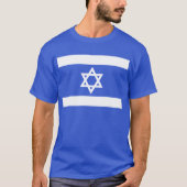Vlag van Israël T-shirt (Voorkant)