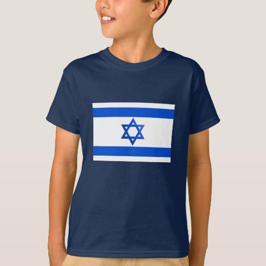 Vlag van Israël T-shirt (Voorkant)