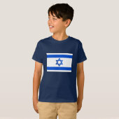 Vlag van Israël T-shirt (Voorkant volledig)