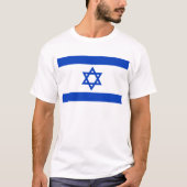 Vlag van Israël T-shirt (Voorkant)