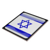 Vlag van Israël Tegeltje (Zijkant)