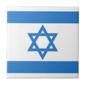 Vlag van Israël Tegeltje (Voorkant)