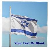 vlag van Israël Tegeltje (Voorkant)