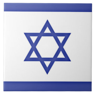 Vlag van Israël  Tegeltje