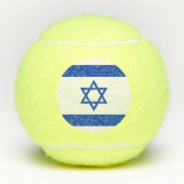 Vlag van Israël Tennisballen (Voorkant)