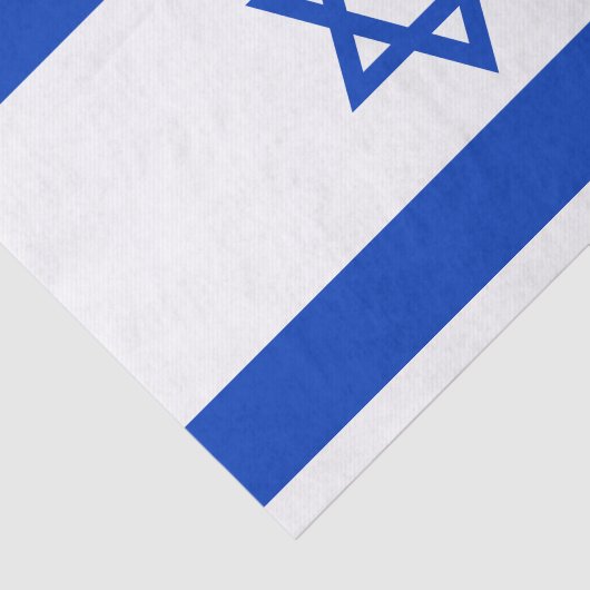 Vlag van Israël Tissuepapier (Detail)