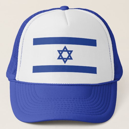 Vlag van Israël Trucker Pet (Voorkant)