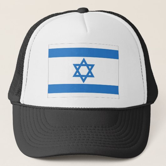 Vlag van Israël Trucker Pet (Voorkant)