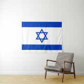 Vlag van Israël Wandkleed (In Situ (horizontaal))