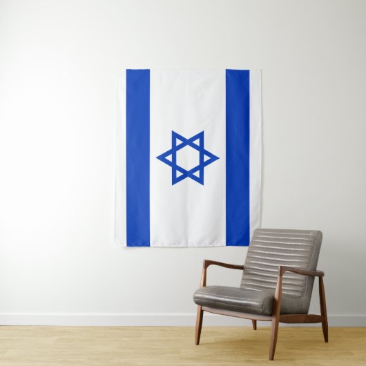 Vlag van Israël Wandkleed (In situ)