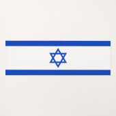 Vlag van Israël Yogamat (Voorkant (horizontaal))