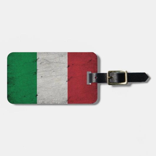 vlag van Italië Bagagelabel (Voorkant horizontaal)