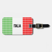 Vlag van Italië Bagagelabel (Voorkant horizontaal)