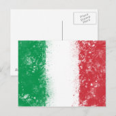 Vlag van Italië Briefkaart (Voorkant / Achterkant)