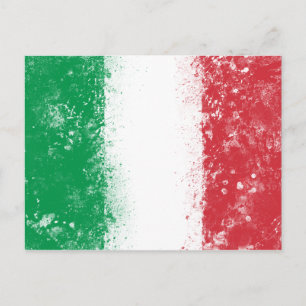 Vlag van Italië Briefkaart