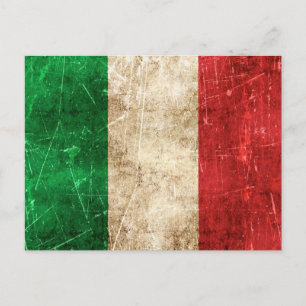 vlag van Italië Briefkaart