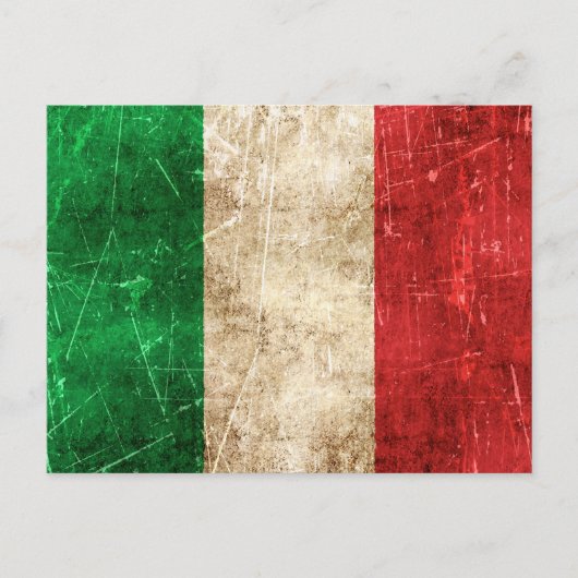 vlag van Italië Briefkaart (Voorkant)