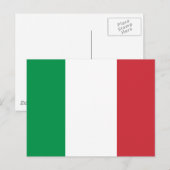 Vlag van Italië Briefkaart (Voorkant / Achterkant)