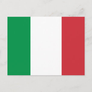 Vlag van Italië Briefkaart