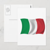 Vlag van Italië Briefkaart (Voorkant / Achterkant)