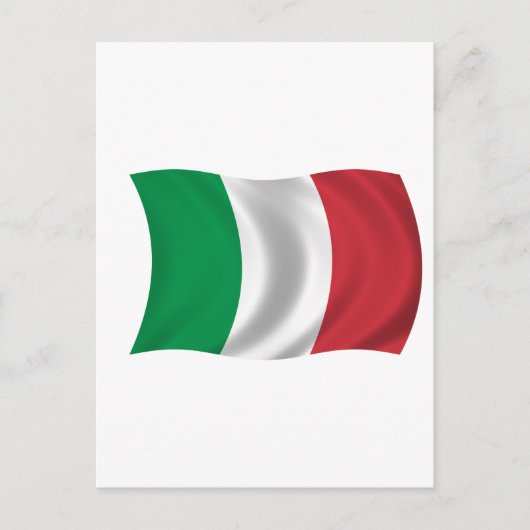 Vlag van Italië Briefkaart (Voorkant)