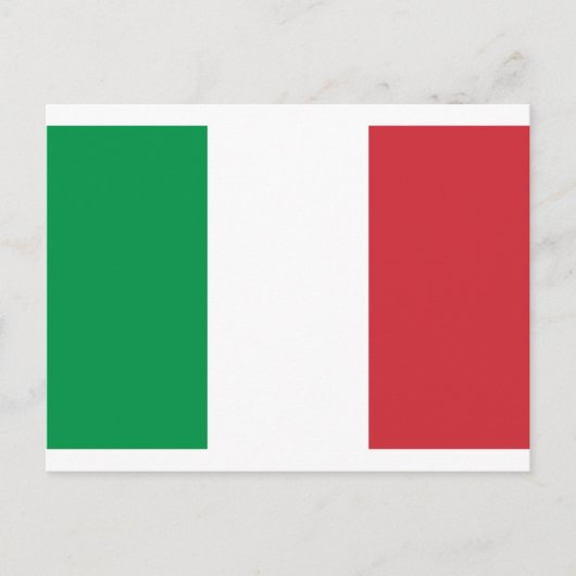 Vlag van Italië Briefkaart (Voorkant)