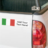 Vlag van Italië Bumpersticker (Op Truck)