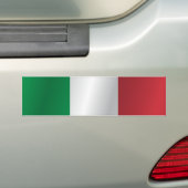 Vlag van Italië Bumpersticker (Op auto)