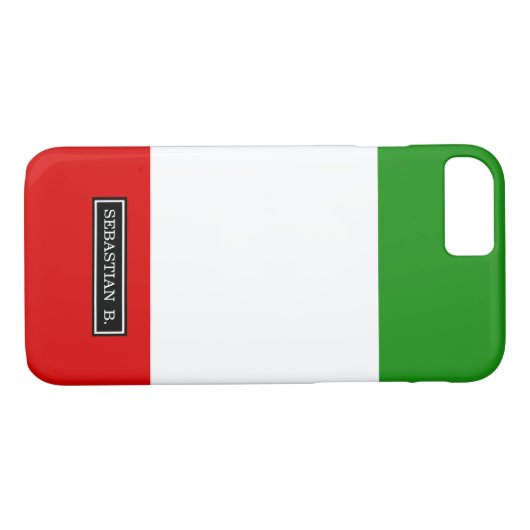 Vlag van Italië Case-Mate iPhone Case (Achterkant (Horizontaal))