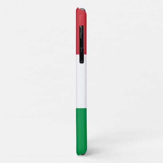 Vlag van Italië Case-Mate iPhone Case (Achterkant/links)