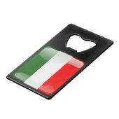 Vlag_van_Italië Creditkaart Flessenopener (Achterkant Gekanteld)