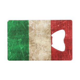 vlag van Italië Creditkaart Flessenopener