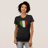 Vlag van Italië Dames T-shirt (Voorkant volledig)