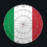 Vlag van Italië Dartbord<br><div class="desc">Vlag van Italië - bandiera d'Italia</div>